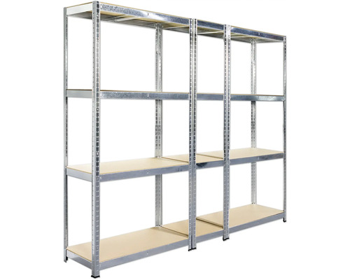 Metallregal mit mehreren Ebenen zur Lagerung