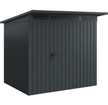 Geräteschuppen aus Metall mit Pultdach