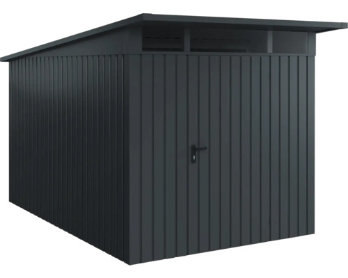 Abri de jardin métallique avec porte