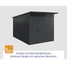 Abri de jardin EcoStar Eurolinie avec design intemporel et garantie de cinq ans