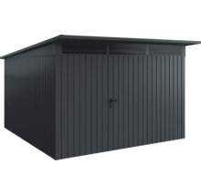 Metall Geräteschuppen mit Pultdach und Tür