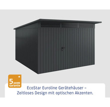 EcoStar Euroline Gerätehaus mit fünf Jahren Garantie