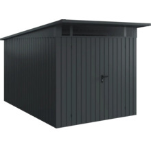 Metall Geräteschuppen mit Tür und Flachdach