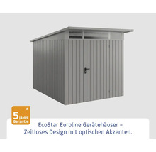 Abri de jardin EcoStar Euroline avec toit plat et porte