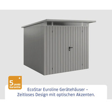 Abri de jardin EcoStar Euroline avec une garantie de cinq ans