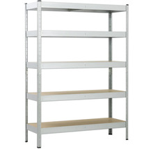 Étagère métallique avec cinq tablettes