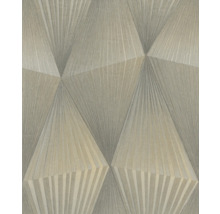 Papier peint avec motif géométrique de pyramides 3D