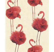 Papier peint avec des flamants roses