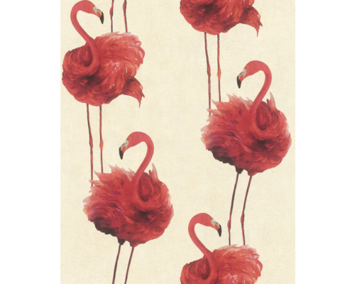Papier peint avec des flamants roses