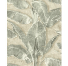 Papier peint avec motif de feuilles de bananier