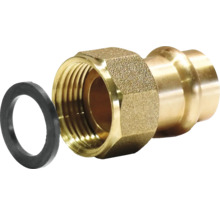 Raccord à vis en laiton avec bague d'étanchéité pour raccords de tuyaux