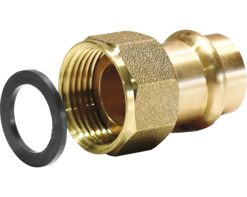 Raccord à vis en laiton avec bague d'étanchéité pour raccords de tuyaux