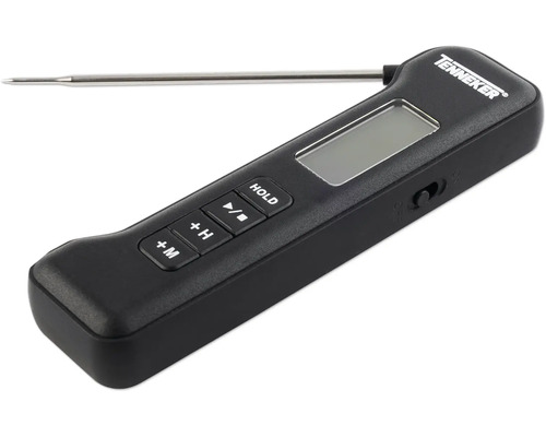 Thermomètre à rôtir numérique avec capteur en acier inoxydable de Tenneker