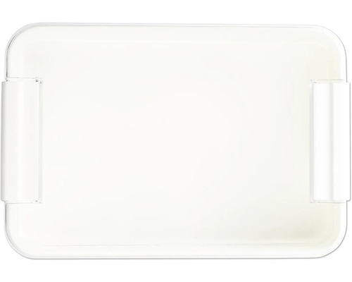 Weisse Aufbewahrungsbox mit Griffen