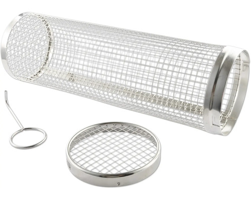 Grillkorb aus Metall mit Zubehör