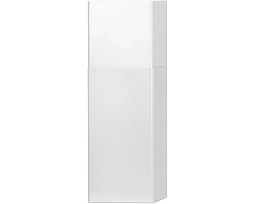 Colonne de rangement blanche pour salle de bains