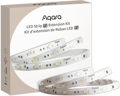 Kit d'extension de bande LED T1 Aqara dans son emballage.