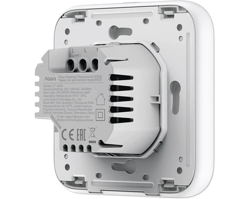 Aqara Thermostat de chauffage au sol W500 arrière