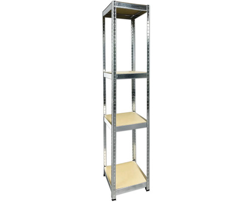 Metallregal mit vier Ebenen