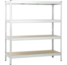 Étagère métallique avec quatre tablettes