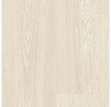 Sol stratifié clair avec aspect bois.