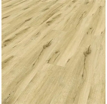 Surface de plancher stratifié clair avec texture de bois