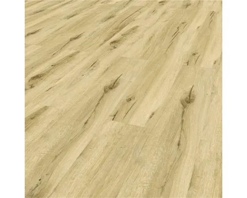Surface de plancher stratifié clair avec texture de bois