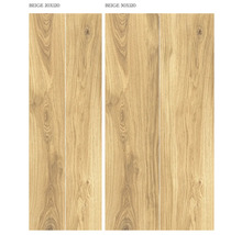 Beige Fliesen im Format 20x120 und 30x120 mit Holzoptik
