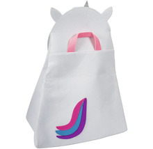 Sac à dos licorne avec poignée et application de licorne