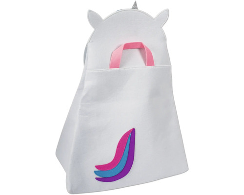 Sac à dos licorne avec poignée et application de licorne