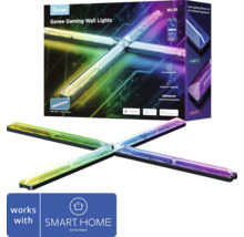 Govee Gaming Wandleuchten Set mit vier Lichtelementen und Verpackung