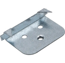 Fixation métallique avec trous pour vis