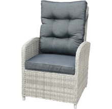 Fauteuil de jardin en rotin avec coussins