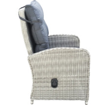 Fauteuil de jardin en rotin avec rembourrage