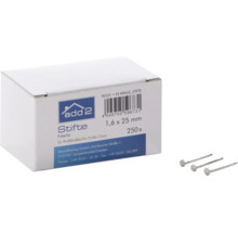 Boîte de clous pour griffes de profilé, taille 1,6 x 25 millimètres, contenu 250 pièces