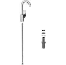 Küchenarmatur mit Anschlussschlauch und Befestigungsmaterial