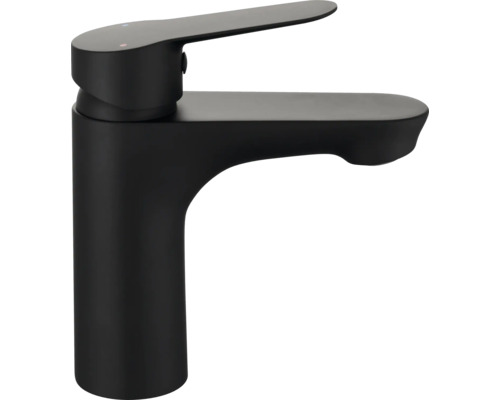 Schwarzer Waschtisch Einhebelmischer