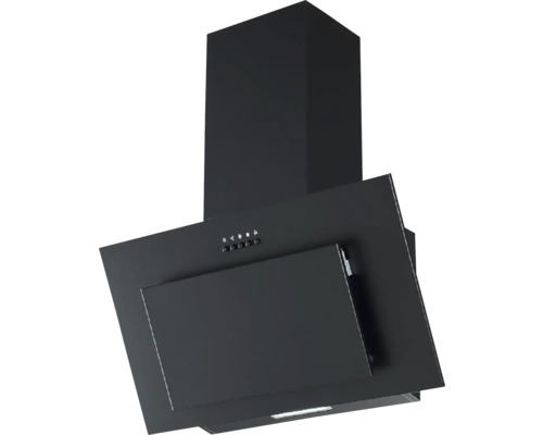 Schwarze Dunstabzugshaube für die Küche
