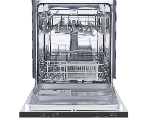 Offener Geschirrspüler mit Körben