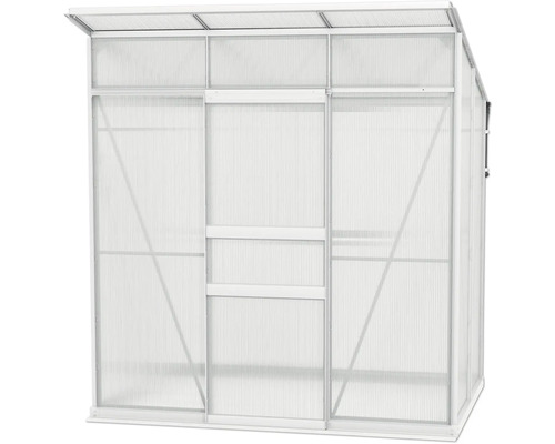 Gewächshaus mit Polycarbonatplatten und Aluminiumrahmen