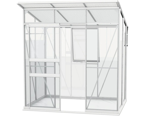 Gewächshaus mit Schiebetür und Fenster zur Pflanzenzucht