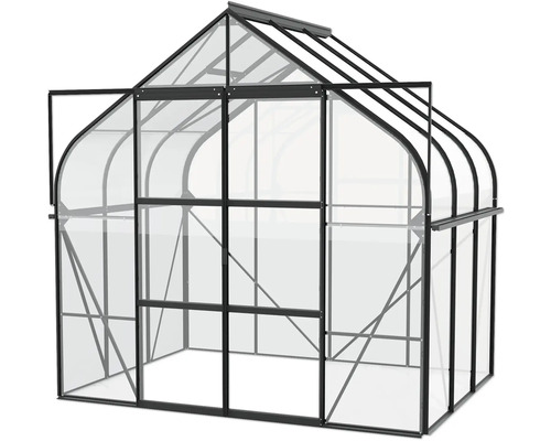 Gewächshaus mit Rahmen und Fenstern