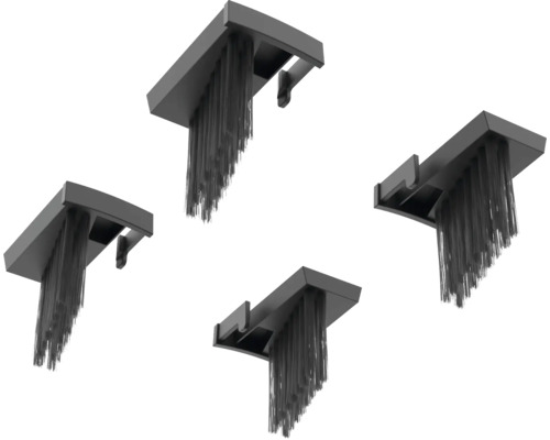 Quatre joints de brosse pour porte ou fenêtre