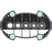 Adaptateur multiple pour raccord de robinet avec cinq tailles différentes