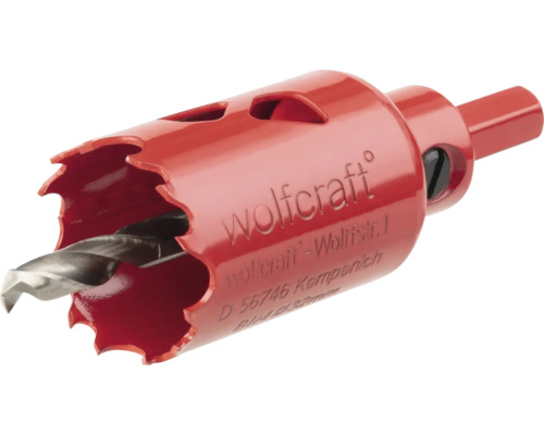 Scie cloche Wolfcraft avec foret de centrage