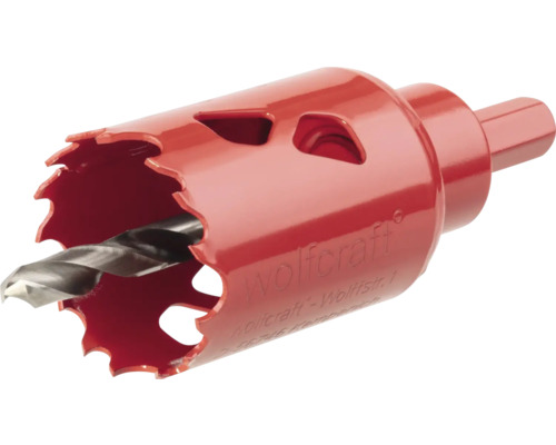 Wolfcraft Lochsäge mit Zentrierbohrer