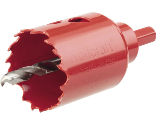 Wolfcraft Lochsäge mit Zentrierbohrer