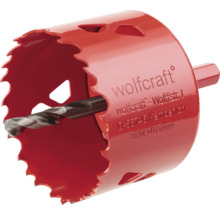 Wolfcraft Lochsäge mit Zentrierbohrer, Durchmesser 65 Millimeter