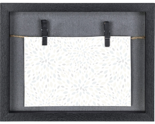 Cadre pêle-mêle CAVO noir et blanc 16,5x21,5 cm