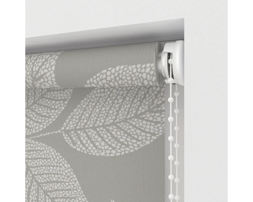 Rollo mit Blättermuster und Kettenzug